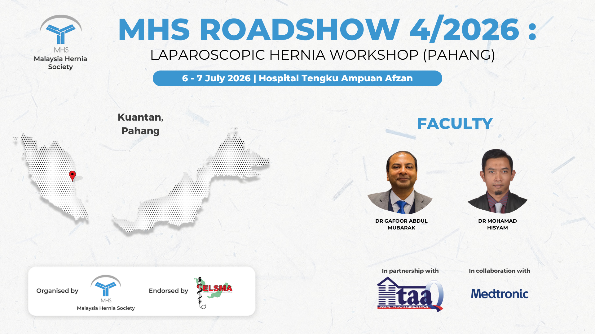 MHS Roadshow 4/2026:Hands-On Hernia Workshop